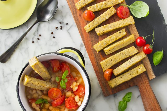 polenta e fagioli cannellini