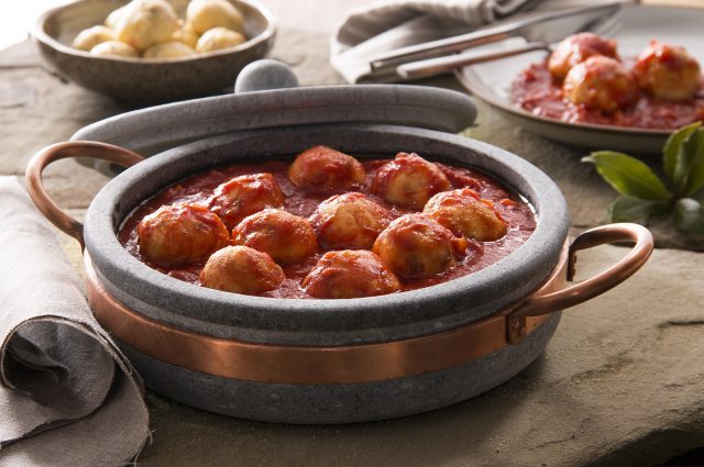 polpette di polenta al sugo